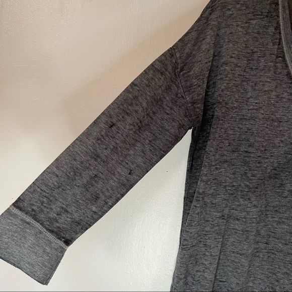 Arizona Gray Three Quarter Sleeve Transparent See Through Tee Shirt - Picture 5 of 7